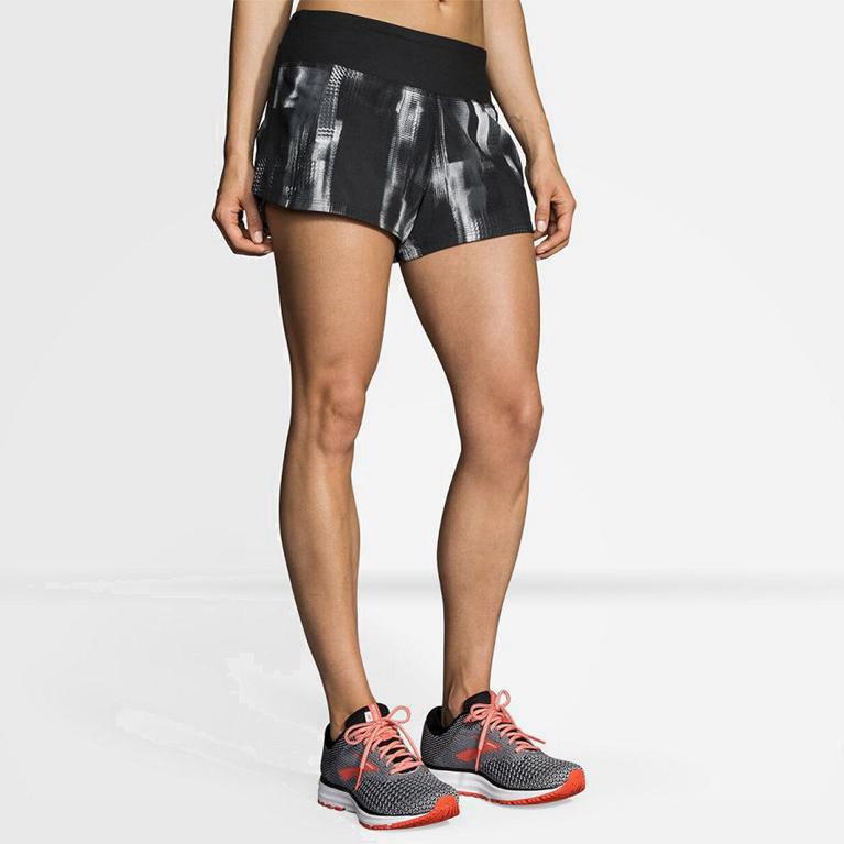 Brooks Chaser 3 Womens Running Shorts Ireland Grey (IZTA-38796)